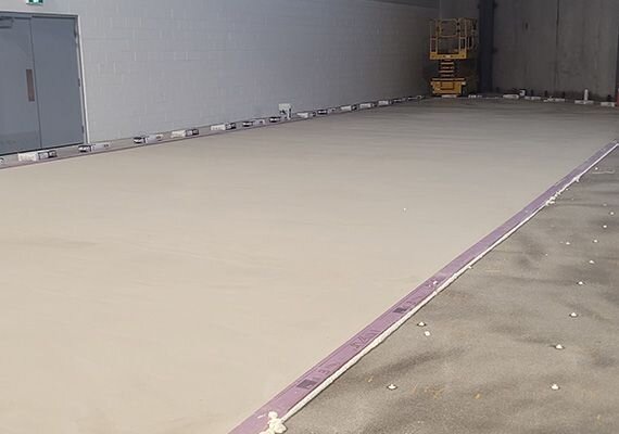 Floor leveling process